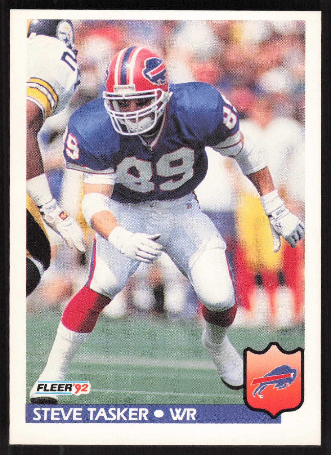 Steve Tasker, 1992 Fleer, #32, Buffalo Bills,