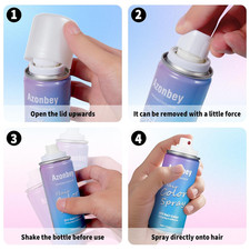 Halloween Hair Spray,Temporary Hair Color Spray for Women Kids Men,Washable H...