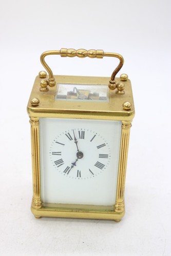 A x2 Antique French Brass 5 Glass Carriage Clocks For Parts inc, A.C.C No Keys. - Picture 2 of 12