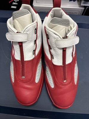 Reebok Answer 4 White & Red 2021 SIZE 11.5 | eBay