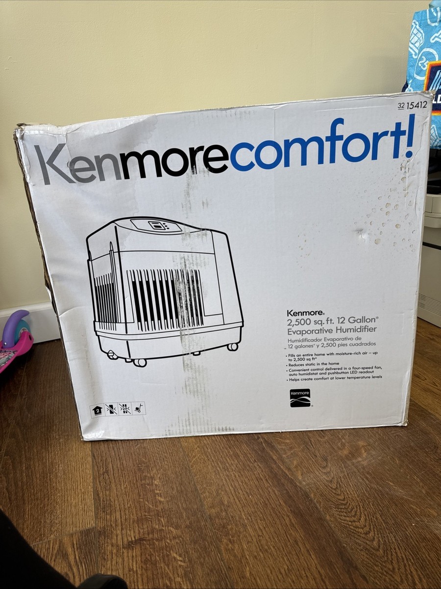 Kenmore humidifier placement diagram evaporative warm mist whole house