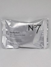 Boots No7 WARM BEIGE Aqua Perfect Cushion Foundation REFILL 12ml New Sealed x1