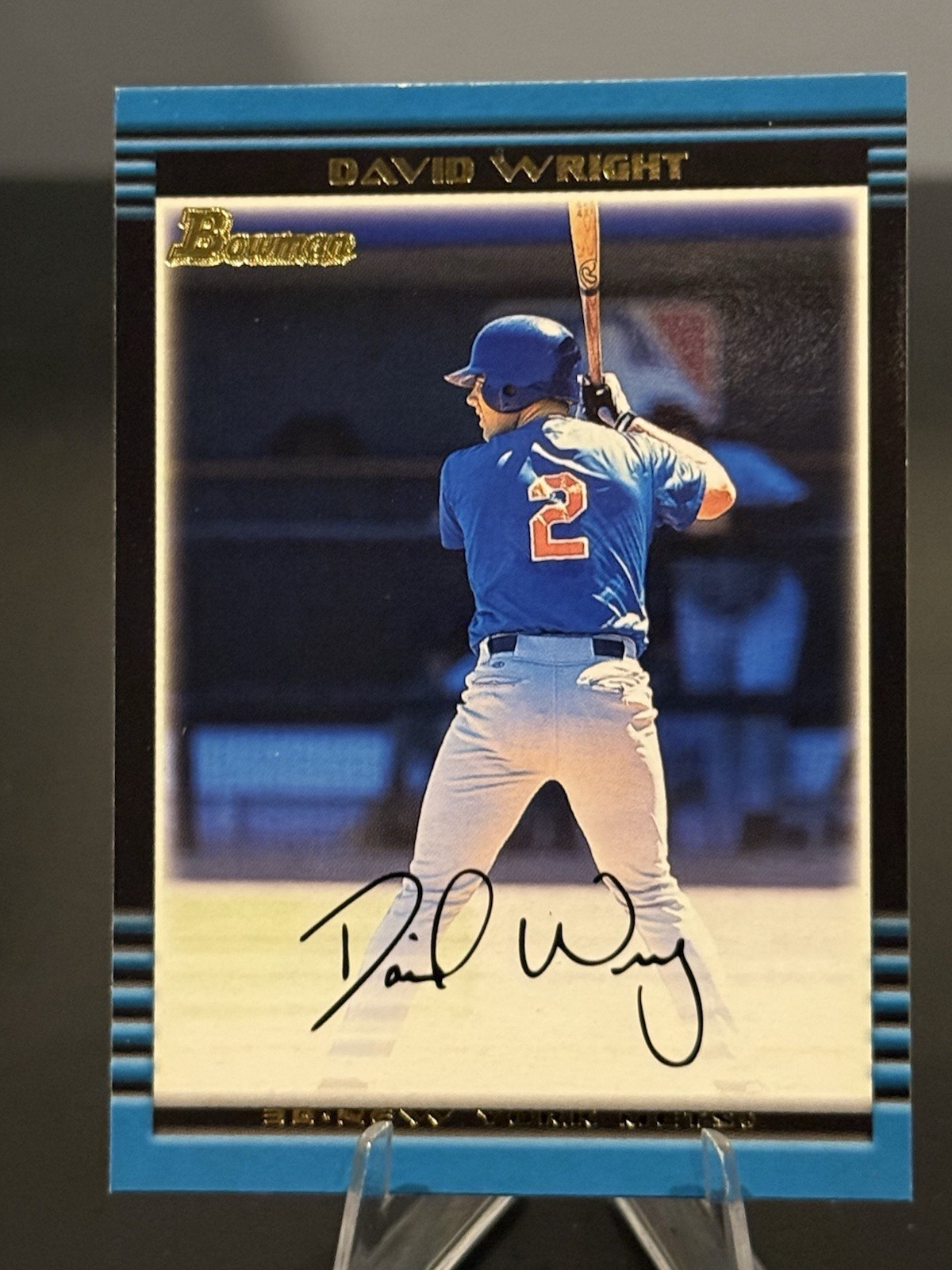 2002 Bowman #381 David Wright Rookie - New York Mets ⚾️🔥