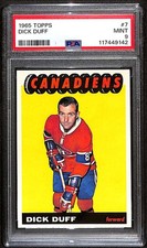 1965 Topps #7 Dick Duff HOF  PSA 9 MINT C101461