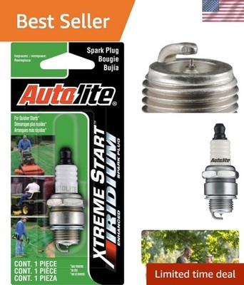 Autolite Xtreme Start Iridium Spark Plug for Lawn & Garden Equipment - 0.6mm
