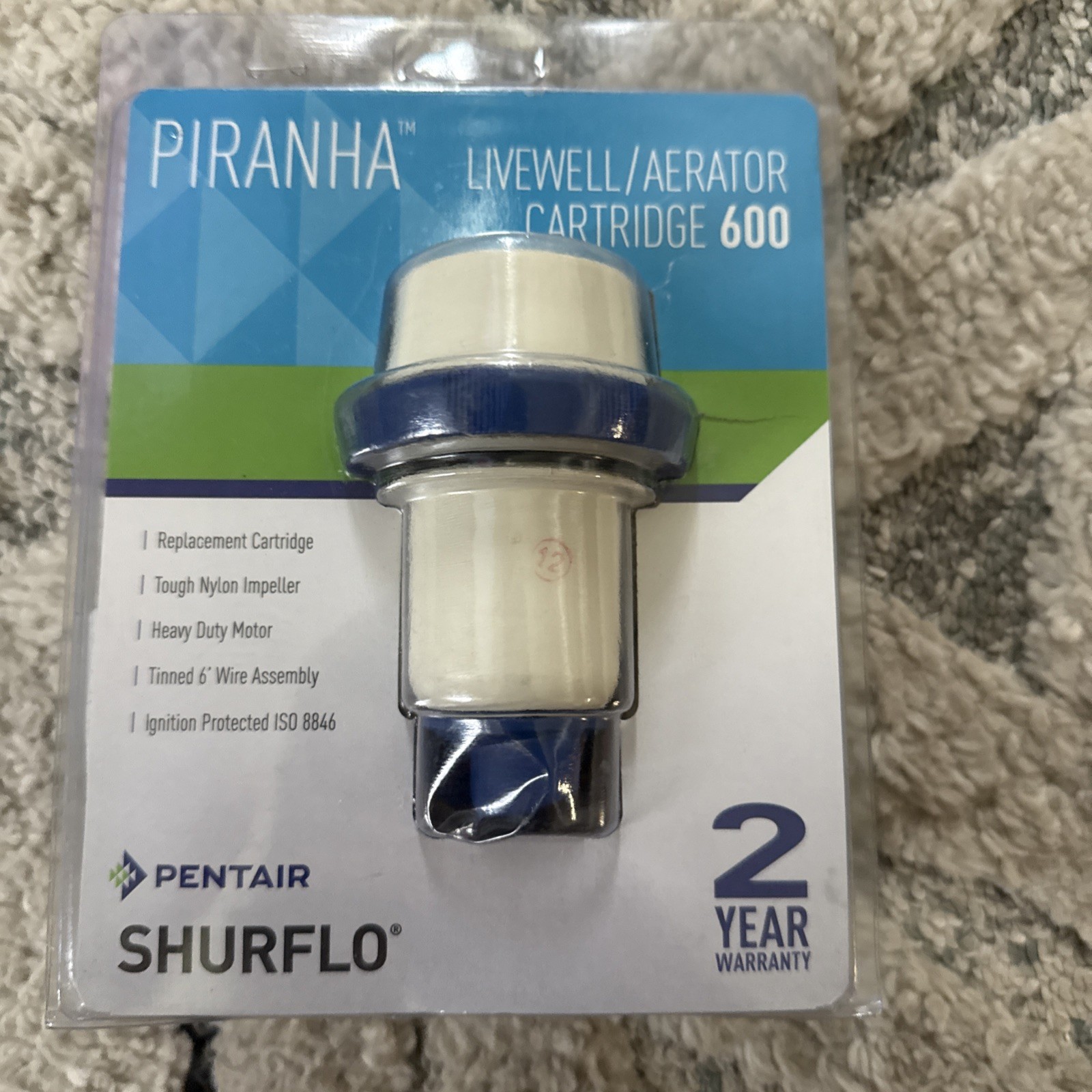 Shurflo 600 Gph 12V Livewell Aerator Pump Cartridge Replacement