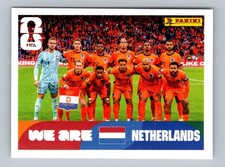 Netherlands Team Shot Panini FIFA World Cup 2026 Stickers White Border NED13 NM