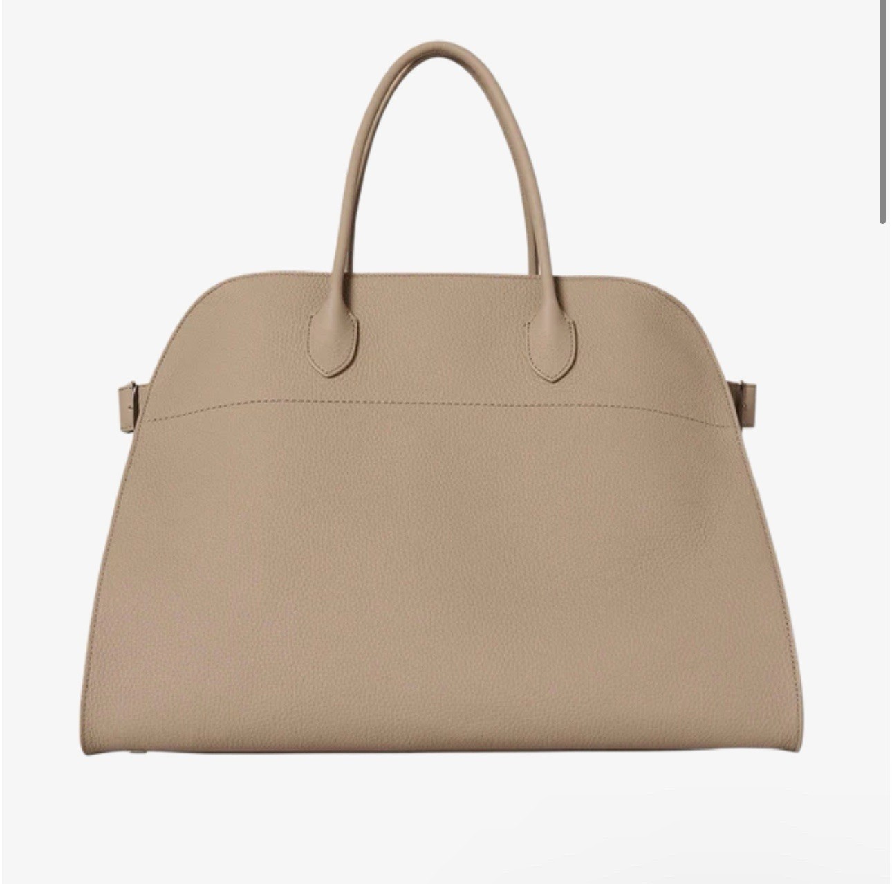 Grained Calfskin Soft Margaux 17 Dark Taupe