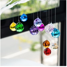 Multi-Color Glass Prisms, 20mm Spherical, Pack of 12
