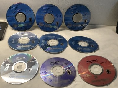 Microsoft Flight Simulator  2002 And 2004 & Microsoft combat flight simulators