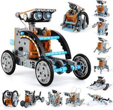 12-in-1 Solar Power Robot Building Kit - STEM Educational Toys for Kids 8-13, DI