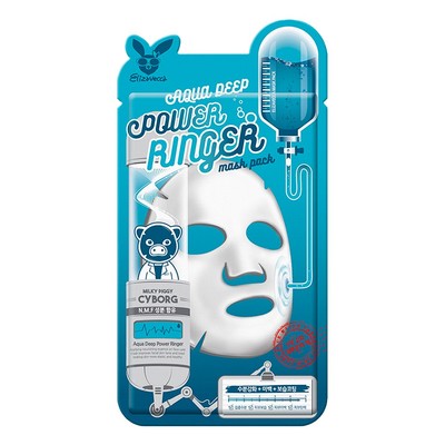 Elizavecca AQUA DEEP POWER RINGER MASK 23 ml - Nawilżająca maska do Twarzy