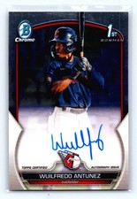 Wuilfredo Antunez Bowman Chrome 2023 Auto