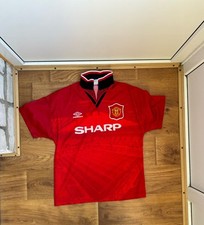 Manchester United 1994/1995/1996 Home Football Shirt Jersey Umbro Size Adult M