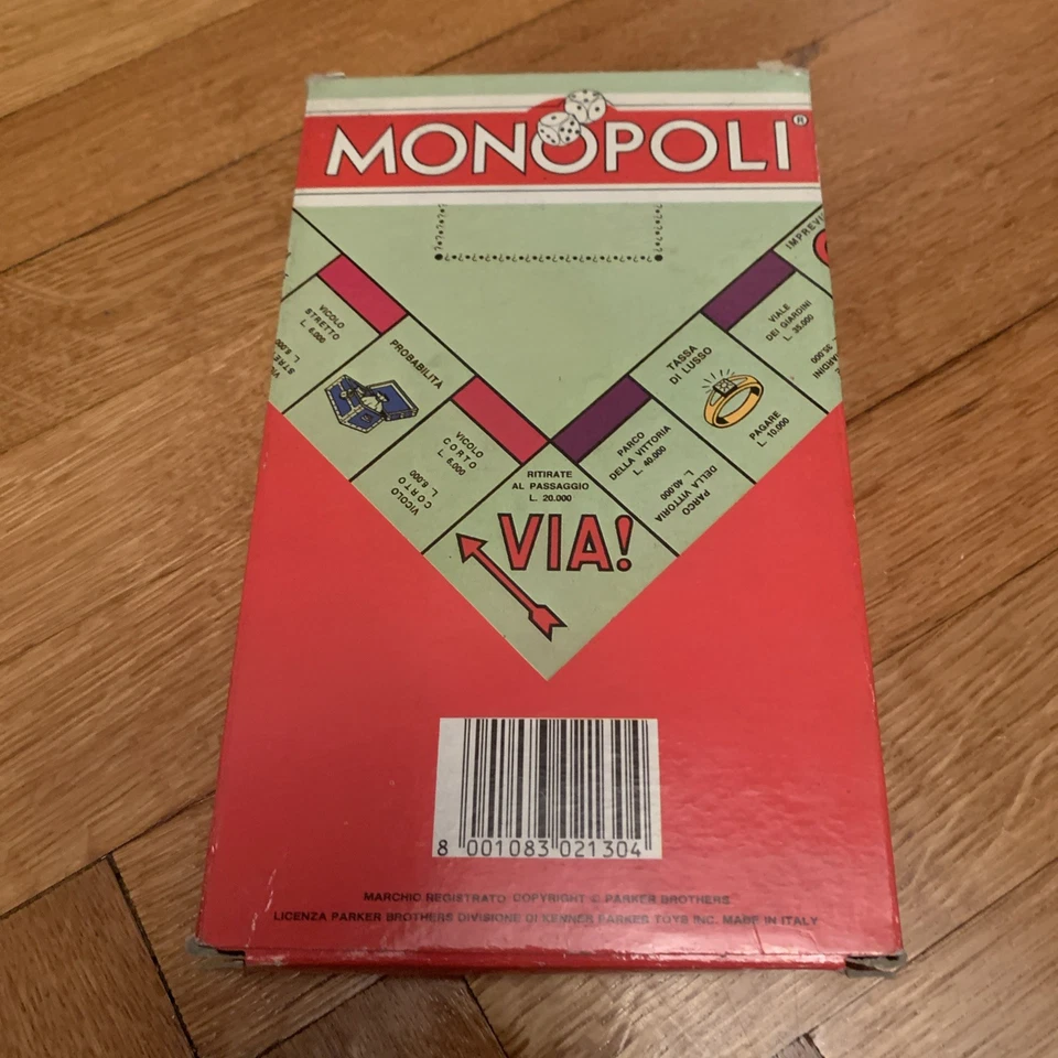 Monopoli I Tascabili EG Editrice Giochi Parker Brothers Art N 2130 - Imagen 3 de 4