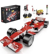Mould King 10035 F1 Pit Stop Scene Model Buil...