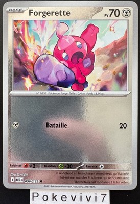 Pokemon Karte Forgerette 096/132 Reverse ME01 Mega Evolution MEG FR NEU
