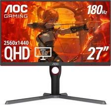 AOC Q27G3XMN 27" QHD Gaming Monitor, 2560x1440, Mini LED, 180Hz 1ms GtG