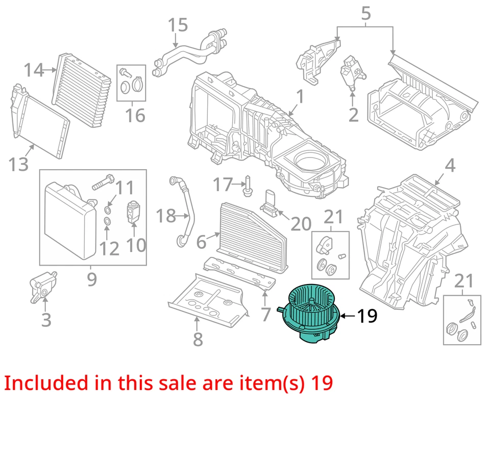 2012 Volkswagen Beetle Heater AC Blower Motor OEM 92K Miles - LKQ392820672 - Image 4 of 4