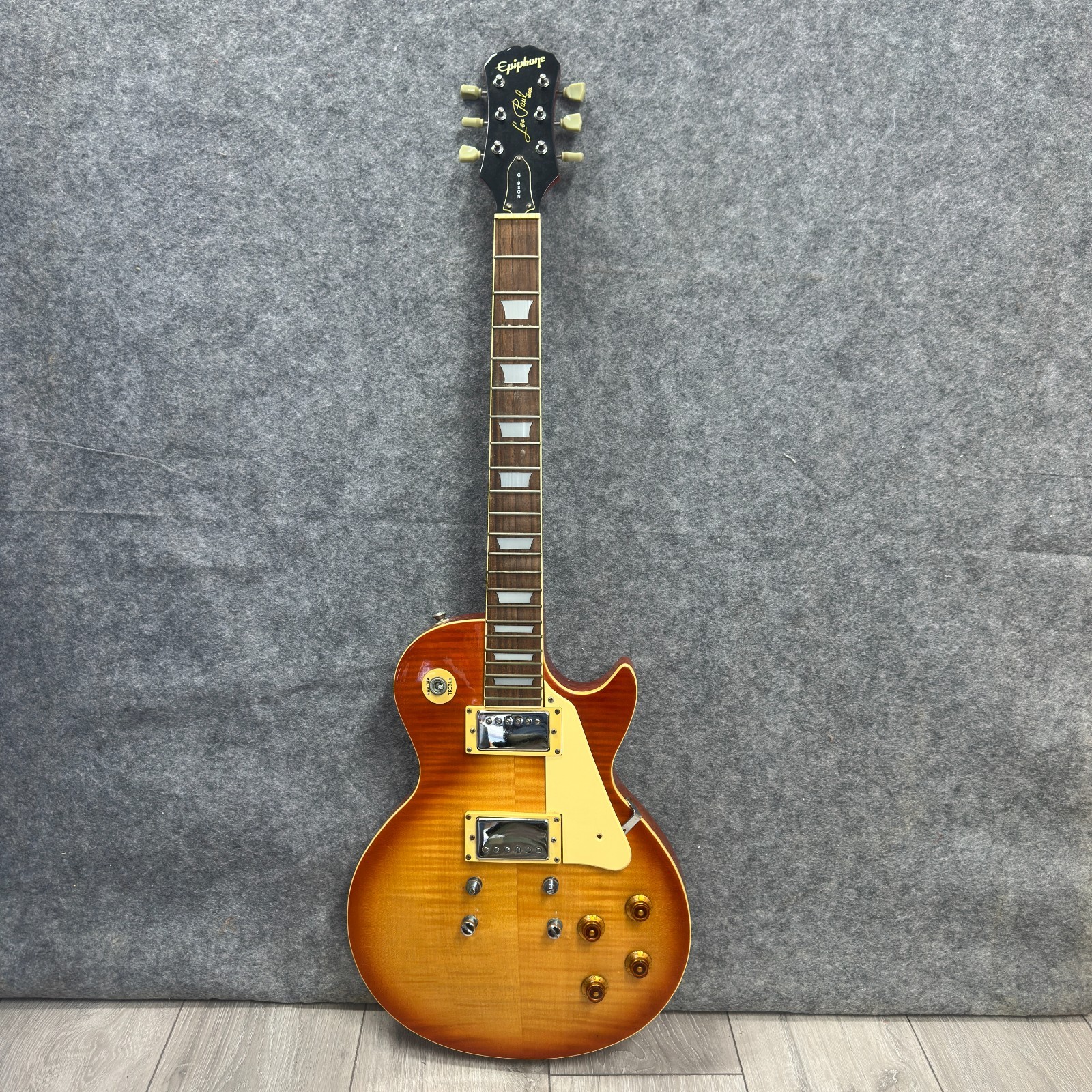 Epiphone By Gibson Les Paul Standard Sunburst Guitar NO STRINGS