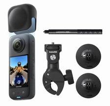 Insta360 X3 5.7K 360 Action Camera HDR Waterproof  Selfie Stick Clamp Mount