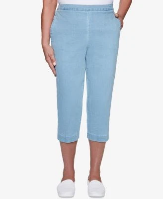 Alfred Dunner Petite Pull-On Pants White 14P 191608792883 14 P RT $49.5