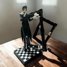 Black Butler Sebastian Michaelis Figure 25cm with Base White Rose New Boxed
