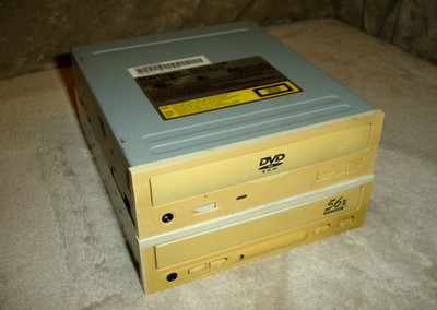 Vintage IDE Starlogic DVD-ROM and AOPEN CD-ROM  DVD-16X6S CD-956E/AKH  UNTESTED