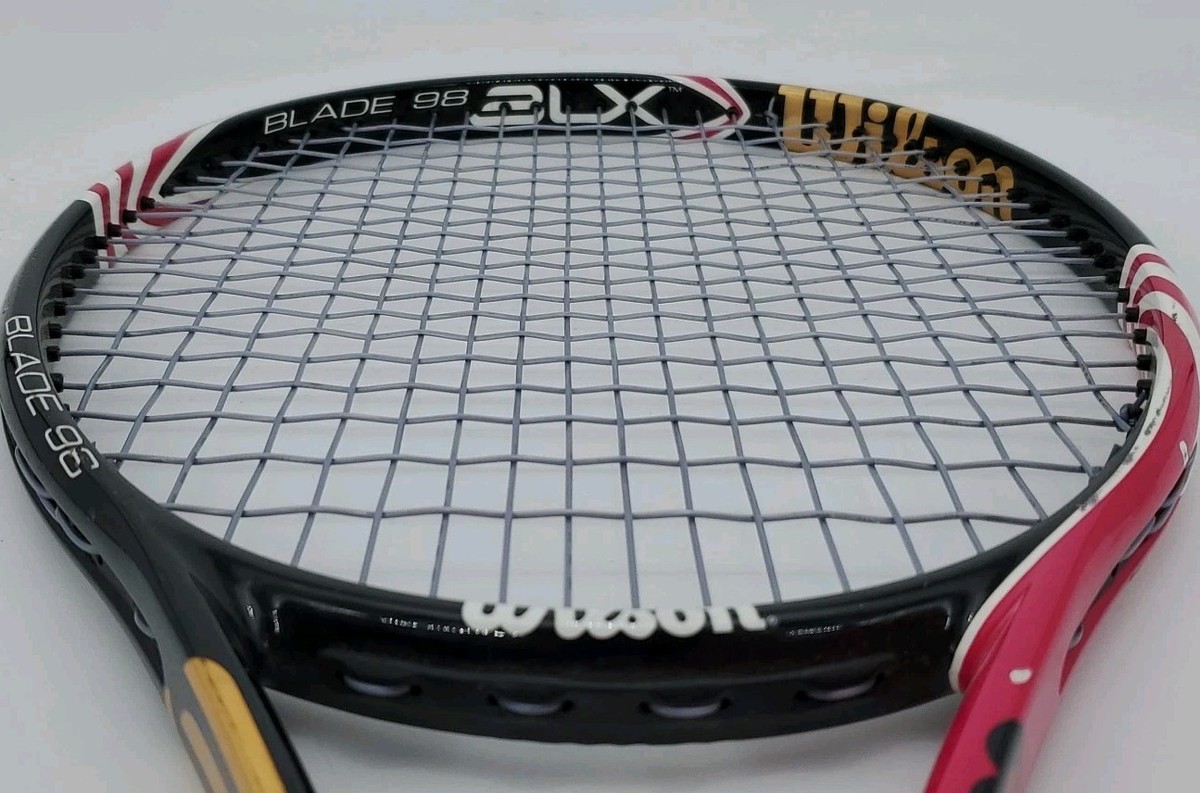 Wilson Blade 98 BLX Pink Black with Grey Strings 4 1/4