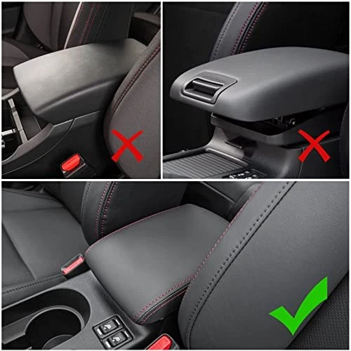 Center Console Armrest Cover for Subaru WRX 2015-2022 Leather Protector Foto 2 de 4