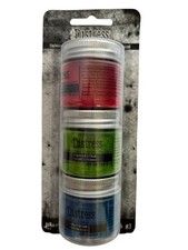 Tim Holtz Distress Embossing Glaze Set Red Green Blue Paper Crafting Supplies