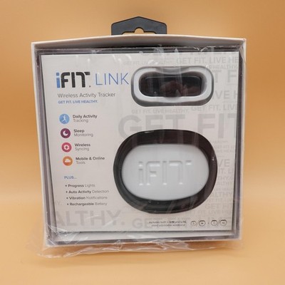 IFit Link Wireless Activity Tracker Black Unisex Wristband IFITLNK15 New Box