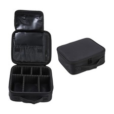 Estuche de viaje de maquillaje Periea - Organizador de bolsas de maquillaje de cosméticos - Espacios ajustables