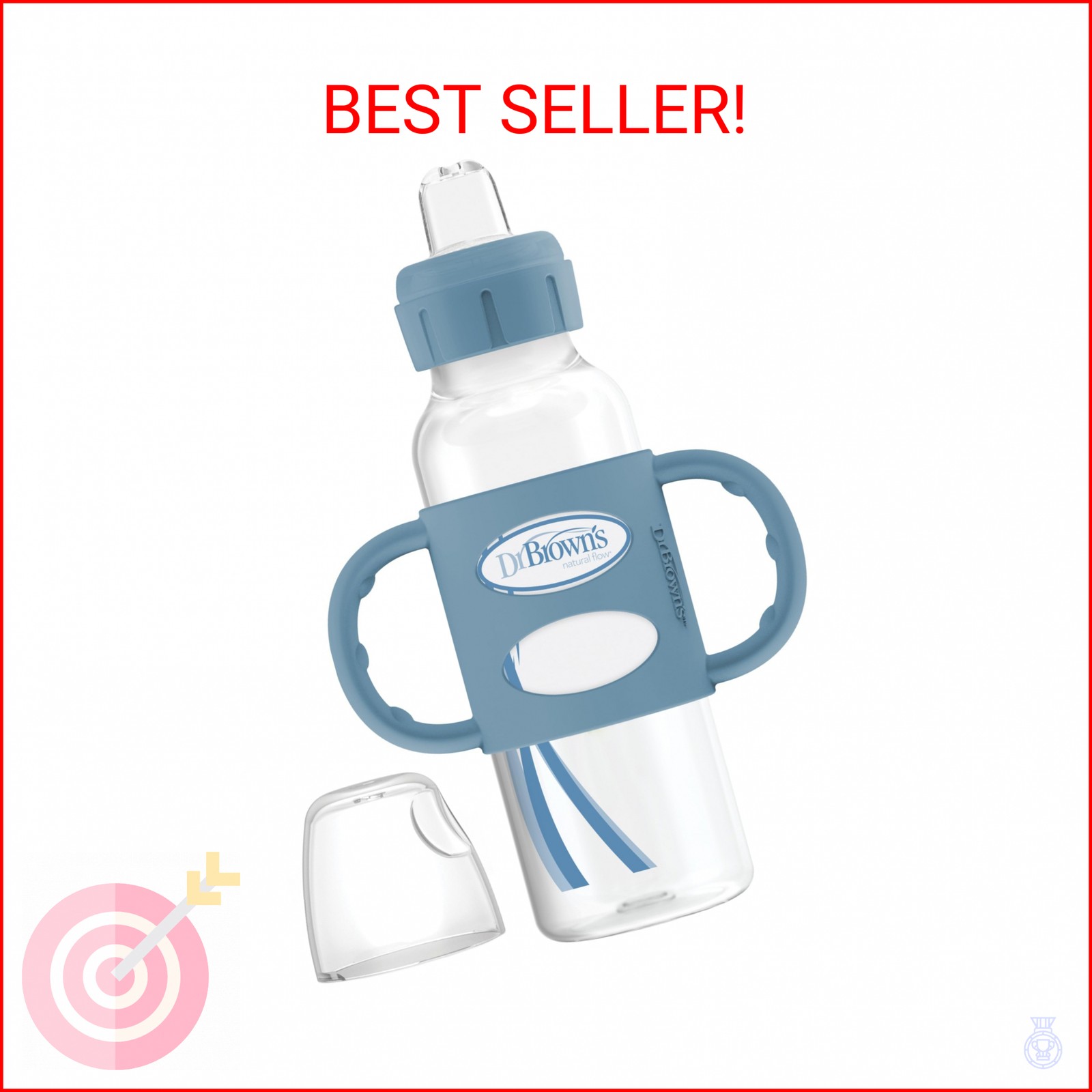 Dr. Brown&rsquo;s Milestones Narrow Transitional Sippy Bottle wi