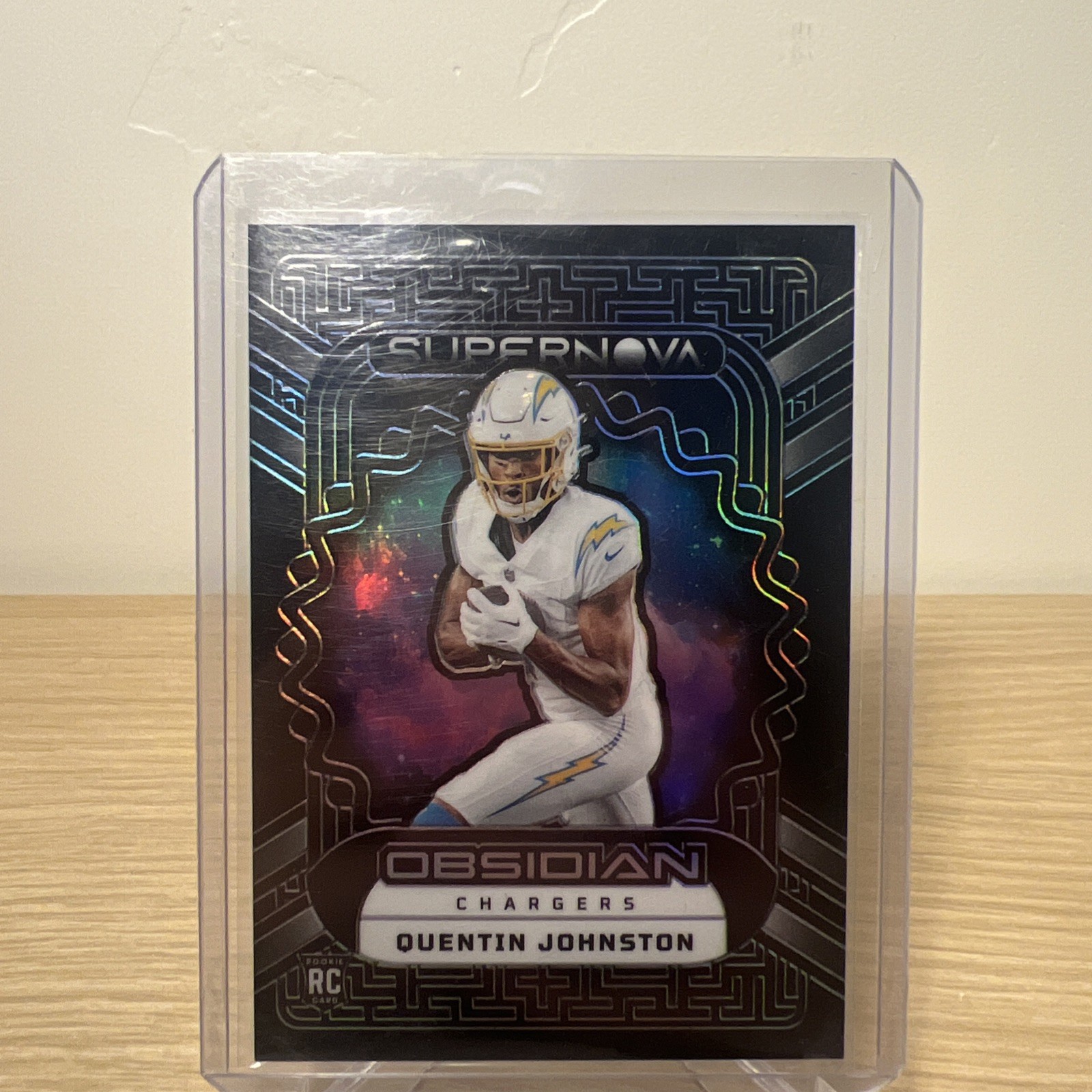 2023 Panini Obsidian - Supernova #17 Quentin Johnston /135 (RC)