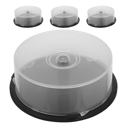 4 Pcs CD Storage Bin Laundry Room Organization Boxstandard-sized-dvd - Afbeelding 11 van 12