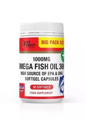 Vit Direct Omega Fish Oil 369 Softgel capsules 90s