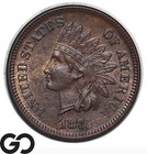 1876 Indian Head Cent Penny *Scarce This Nice* Choice Unc+ Tough This Nice!