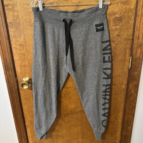 Calvin Klein Performance Sz M Joggers Sweat Pants Grey Men’s - Picture 2 of 5