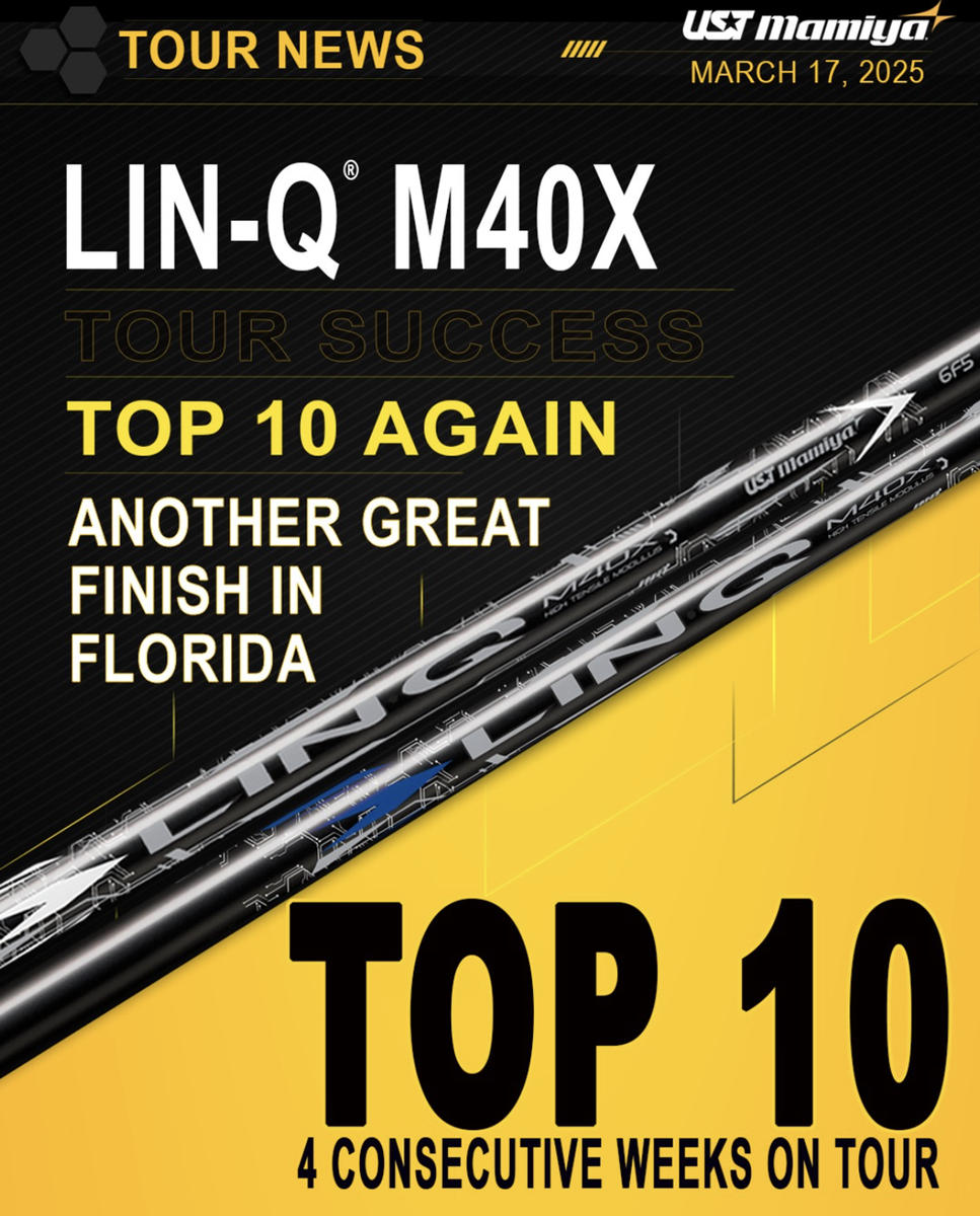 UST Mamiya LIN-Q M40X Red 5F3 Wood Shaft R Flex Mid-High Launch