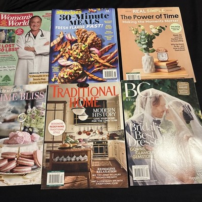 New Lot Of 6 Various Magazines   Bridal Guide, Teatime Bliss + More Summer 2026