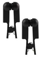 Ear Clip Electrode Rubber Black Compatible for Standard Tens5700