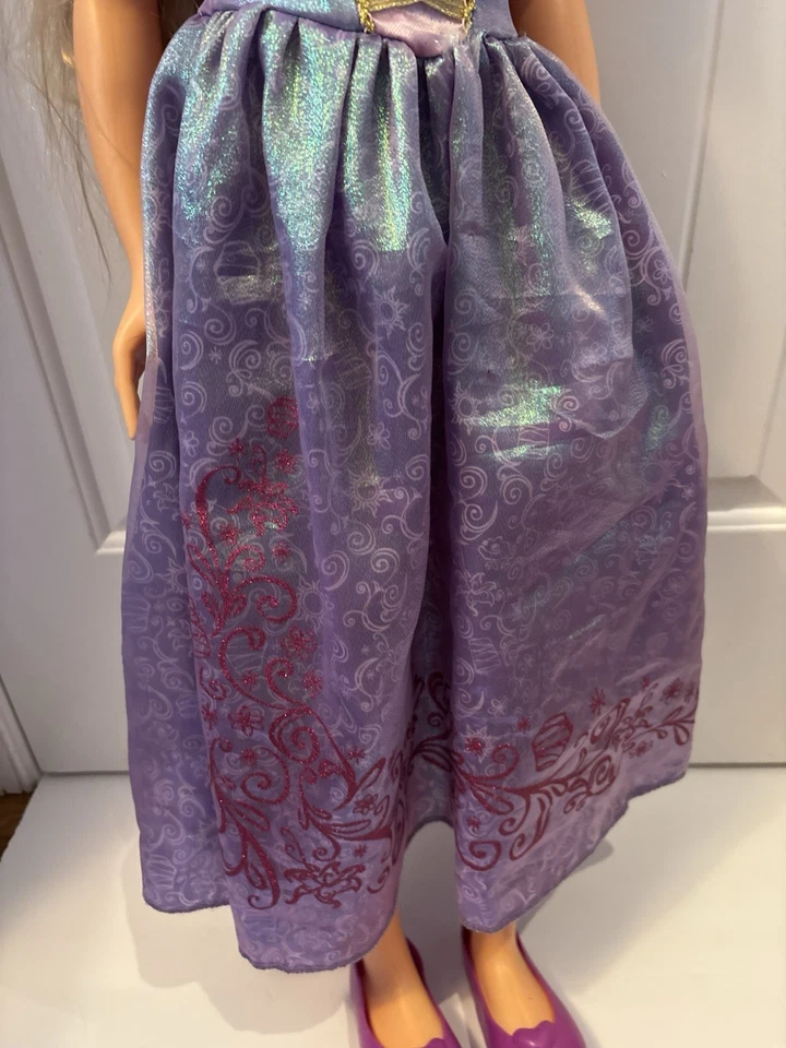 Muñeca Disney Princesa Rapunzel Mi Tamaño 38" Tamaño Natural Enredado 2017 RARA Foto 4 de 4