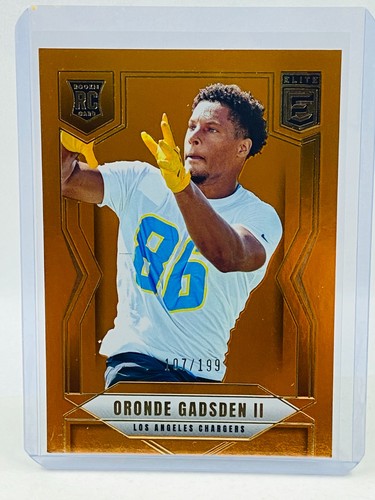 2025 Panini Donruss Elite Oronde Gadsden II RC Orange #107/199