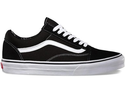 Vans Old Skool Skateboard Schuhe in schwarz