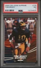 2000 COLLECTOR'S EDGE SUPREME #176 TOM BRADY ROOKIE RC 847/2000 PSA 7