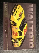 1995 Motosports Traditions Michael Waltrip License to Drive NASCAR card LTD 11