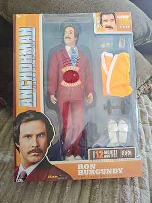 Anchorman The Legend of RON BURGUNDY 13'' Talking Figure 