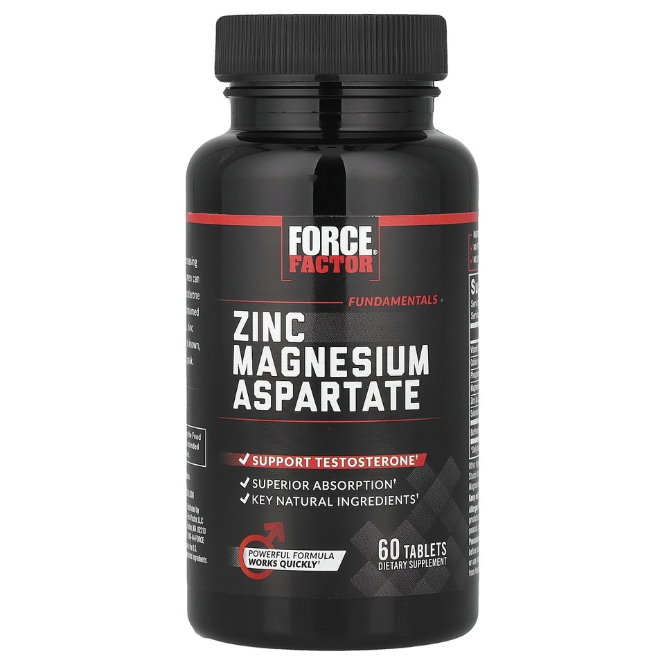 Fundamentals, Zinc Magnesium Aspartate, 60 Tablets