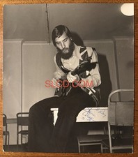STEVE CROPPER s/t 1970 Reino Unido Autografiado Concierto FOTO Booker T. & The MG's STAX
